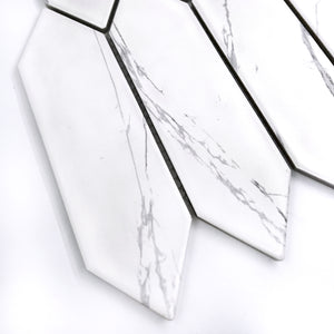 Porcelain Mosaic | Carrara | 55x195 | CLJK5528 | Matt