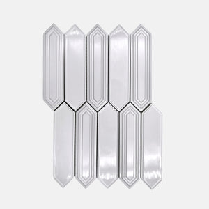 Porcelain Mosaic | Long Hexagon | 48x198 | KLC198709 | Gloss
