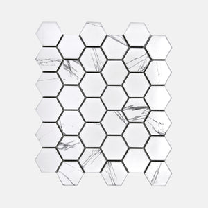 Porcelain Mosaic | Carrara | 51x59 | LJK5124 | Matt