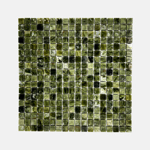 Square Marble Mosaic Apple Green LG10 Honed