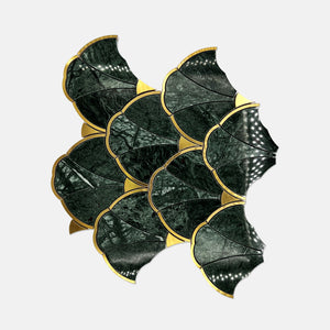 Special Marble Mosaic Green Gold LG23 Polished