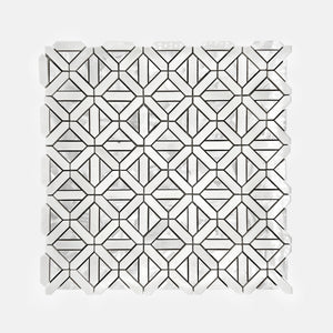 Special Marble Mosaic Yugoslavia White LW39 Polished