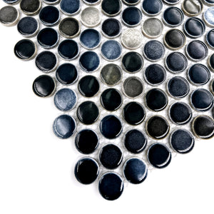 Porcelain Mosaic | Penny Round | D19 | NKJ1953 | Gloss