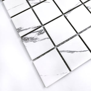 Porcelain Mosaic | Carrara | 48x48 | TCK4864 | Matt