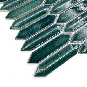 Porcelain Mosaic | Long Hexagon | 23x107 | XJJ2310706 | Gloss